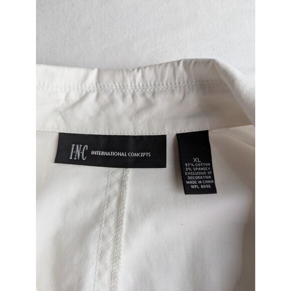 Vintage Inc Beaded Cotton Jacket XL Bust 40" Waist 35".CB 22" sleeve 23.5" - Picture 3 of 10